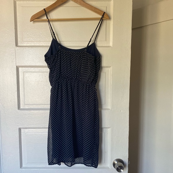 Blue polka dot dress. Brand is Every. Size XS. - Picture 5 of 7